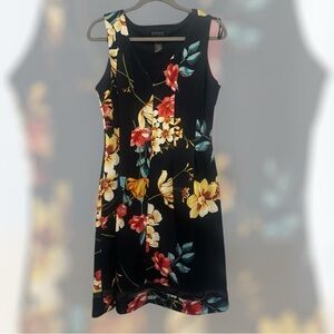 Enfocus Studio Fit and Flare V Neck Dress Size 10